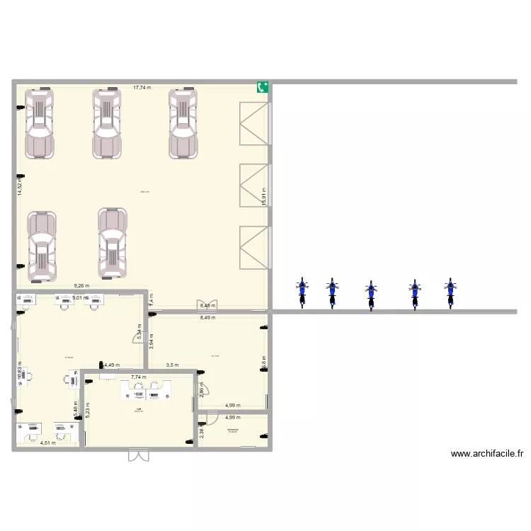 zone police. Plan de 