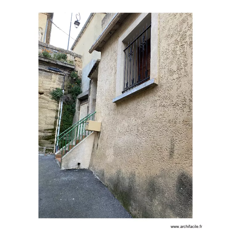 photo escalier &agrave; detruire. Plan de 