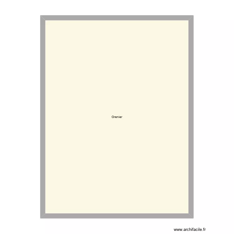 BOYARD Grenier. Plan de 