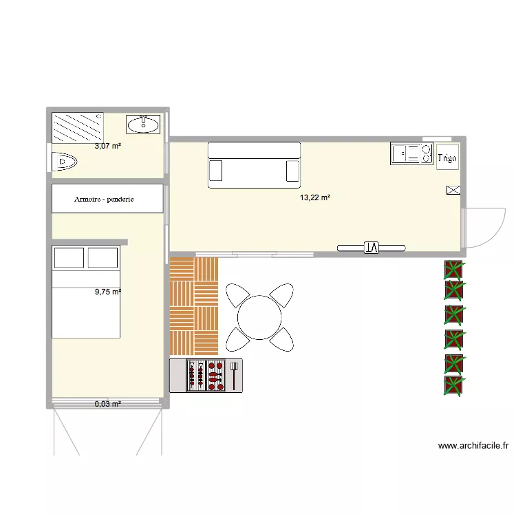 jean louis loft. Plan de 
