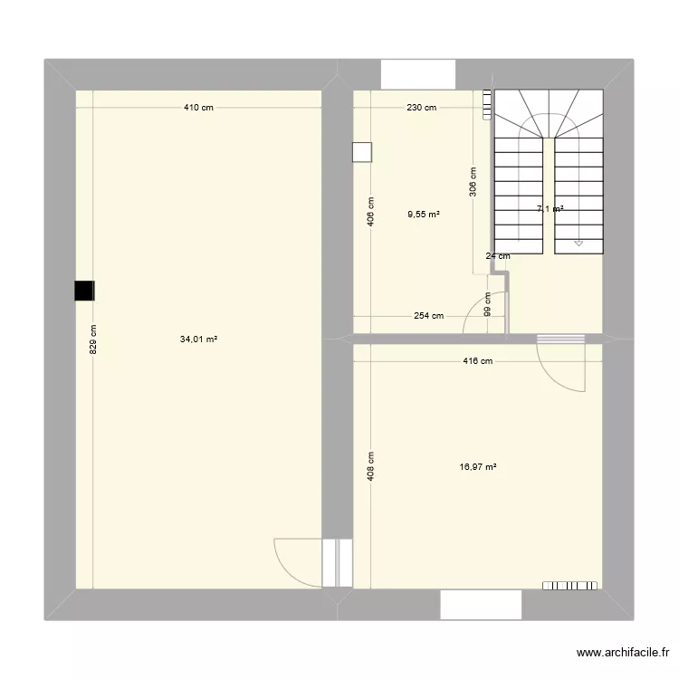 ETAGE CHARENTAY ORIGINAL. Plan de 