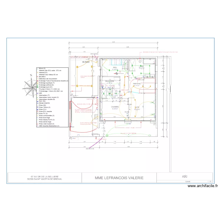 LEFRANCOIS RDC. Plan de 