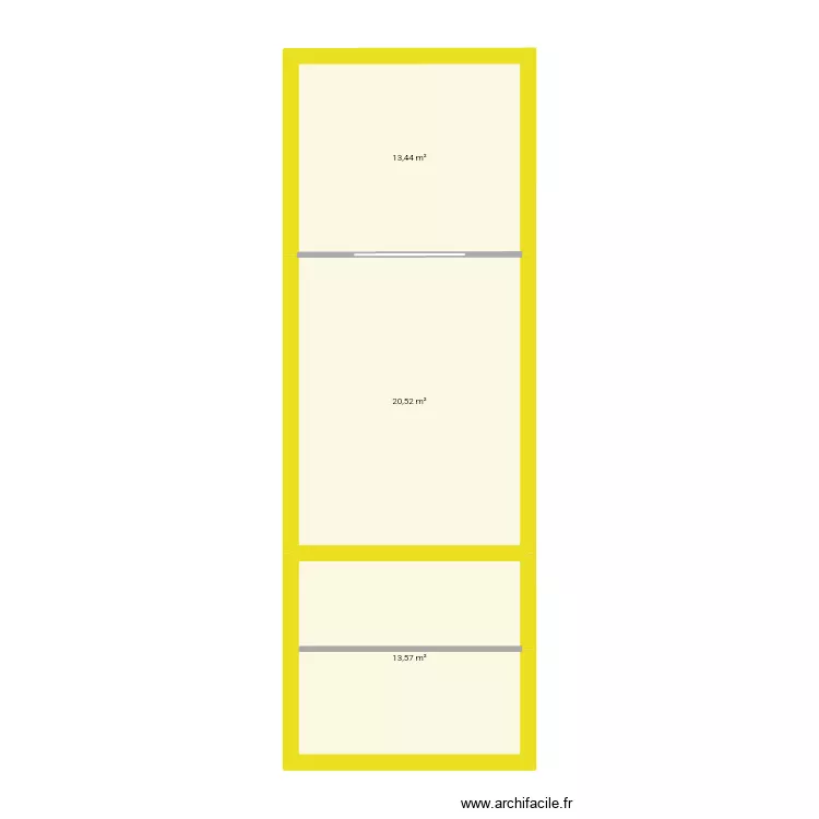 Douai. Plan de 3  et 48 m²