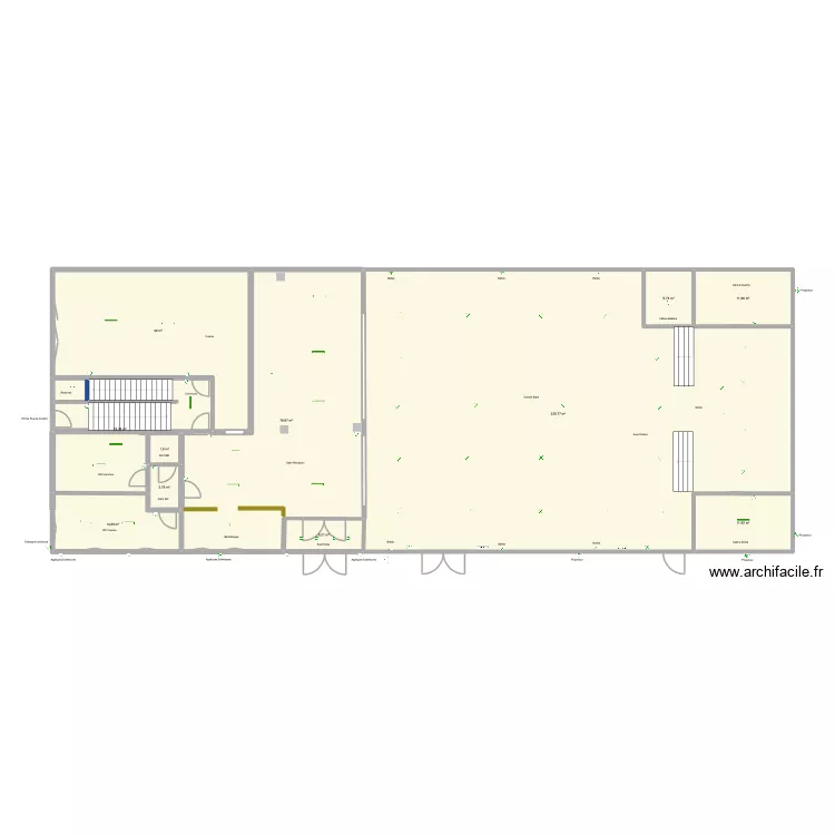EEPC-NHC01. Plan de 11  et 440 m²