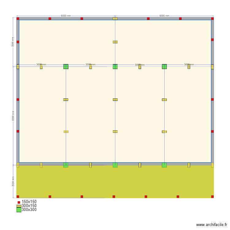 Бужаниново Сваи. Plan de 2 pièces et 123 m2