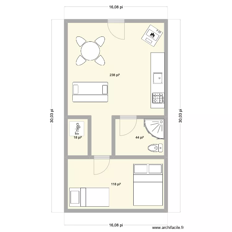 Camp. Plan de 