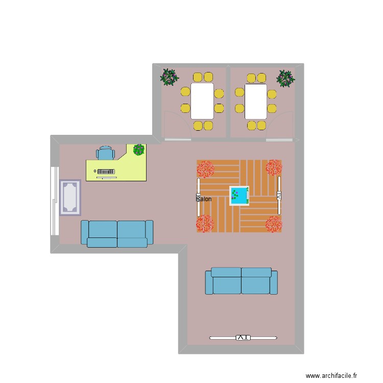 Agence . Plan de 0 pièce et 0 m2