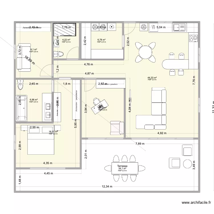 F4 108M2 AVRIL 2025. Plan de 