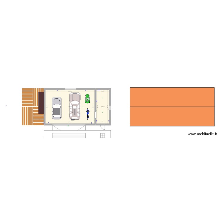 Garage2. Plan de 0 pièce et 0 m2