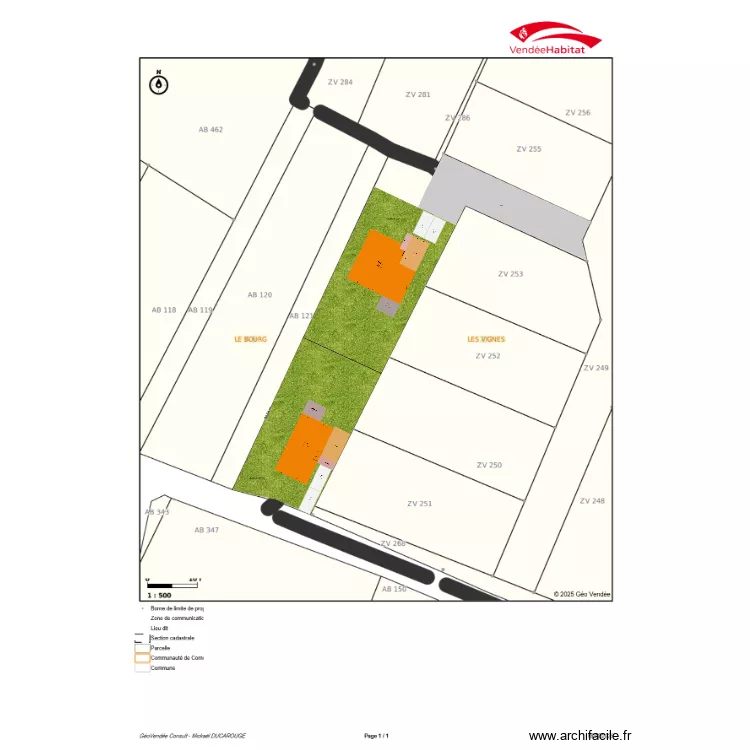 Petosse - PSLA. Plan de Petosse - PSLA. Plan de