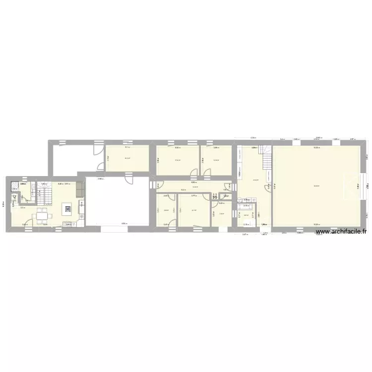 maison blezouan avec gite refait. Plan de 12 Pièces et 271 m² maison blezouan avec gite refait. Plan de 12 Pièces et 271 m²