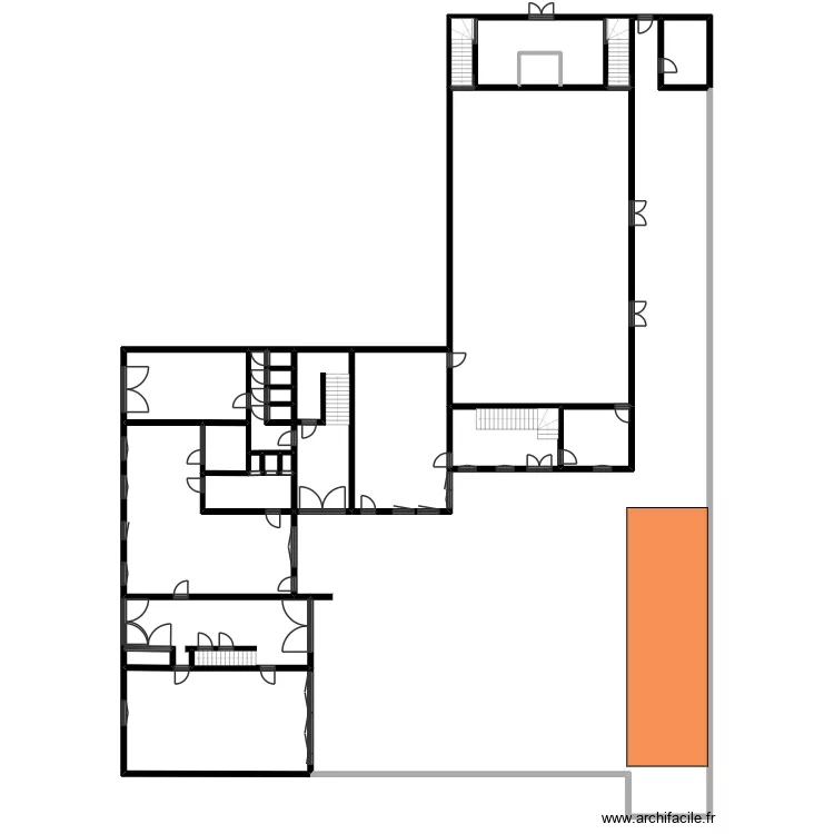 ecole catholique notre dame ligny. Plan de 37  et 1399 m²