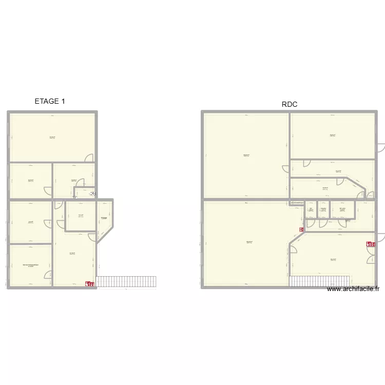 Au Bonheur des Crazy Dames PROJET. Plan de 19 et 598 m² Au Bonheur des Crazy Dames PROJET. Plan de 19 et 598 m²