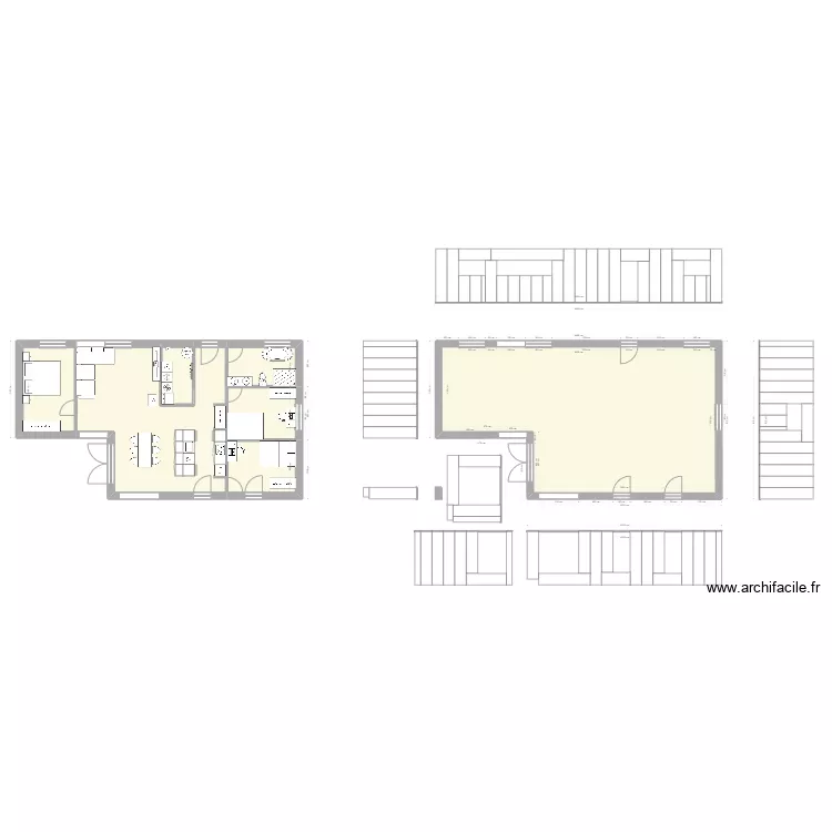 econ'home murs ext&eacute;rieurs. Plan de 