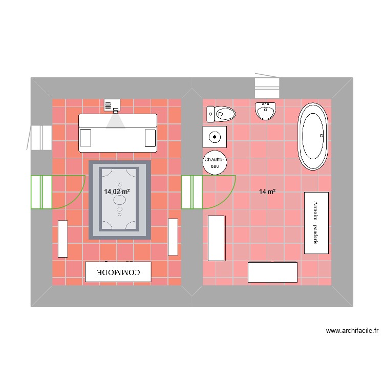 CHALUS NIV. 0. Plan de 0 pièce et 0 m2
