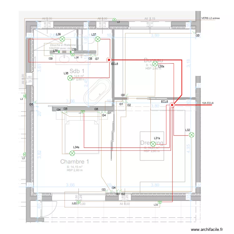 PLAN SUITE ECL. Plan de 