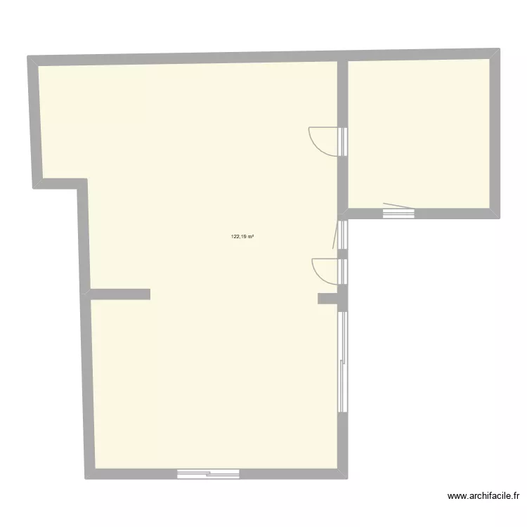 Maison François. Plan de 1 et 121 m² Maison François. Plan de 1 et 121 m²