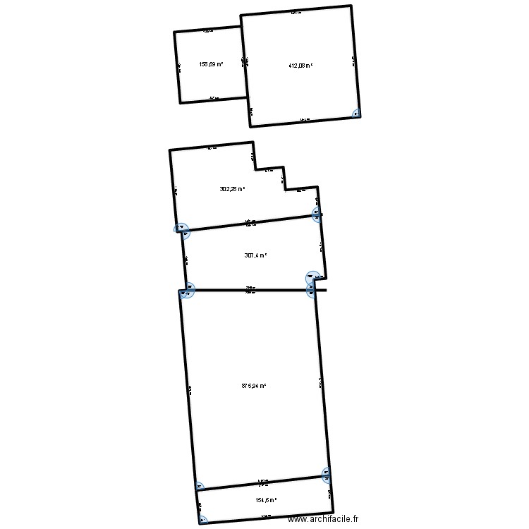 damvillers. Plan de 6 pièces et 2211 m2