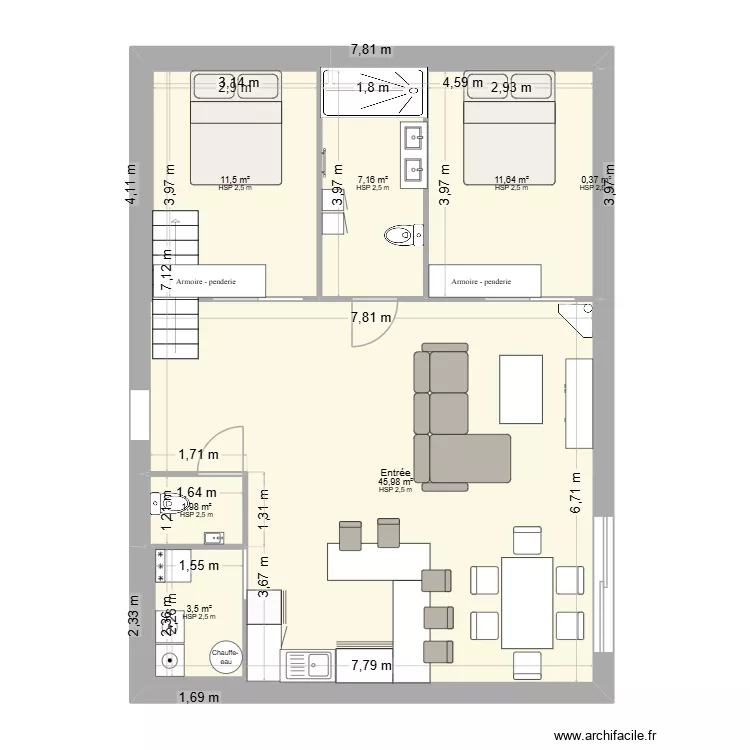 PLAN. Plan de 14 et 98 m² PLAN. Plan de 14 et 98 m²