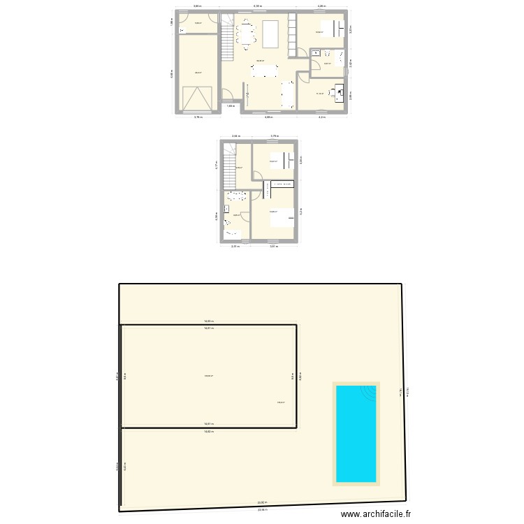 demir. Plan de 12 pièces et 593 m2