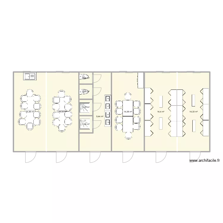 AB CONSTRUCTION - CHANTIER TREVOUX . Plan de 