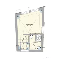 Chambre d\'amis_Cabnt toilette