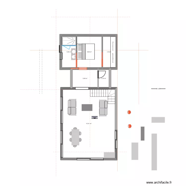 plan type grange bigourdanne 05. Plan de 
