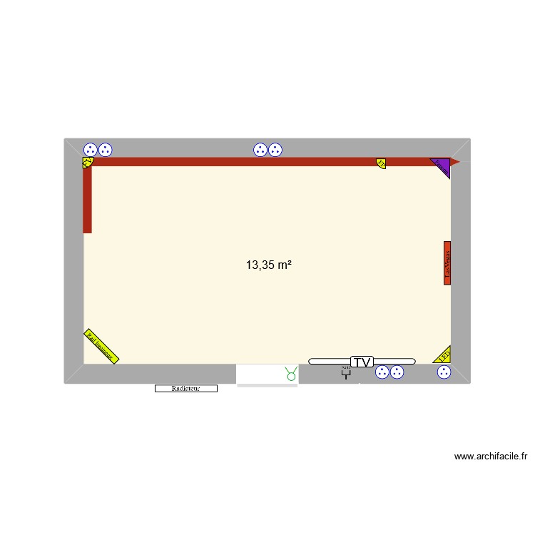 Salle de jeux 1. Plan de 0 pièce et 0 m2