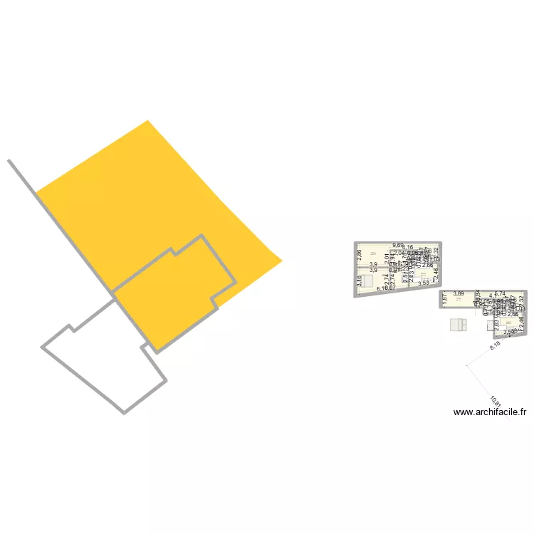 Noemie1. Plan de 11 Pièces et 80 m² Noemie1. Plan de 11 Pièces et 80 m²