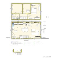 PLANS MAISON cuisine avec sas entrée avant déménagement