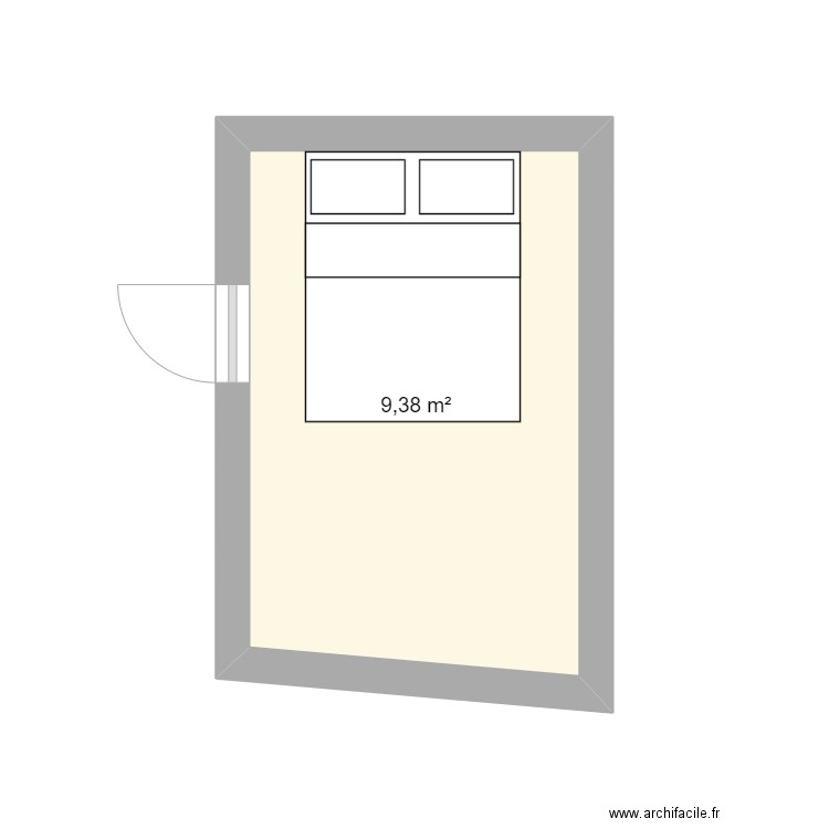 chbre invité. Plan de 0 pièce et 0 m2