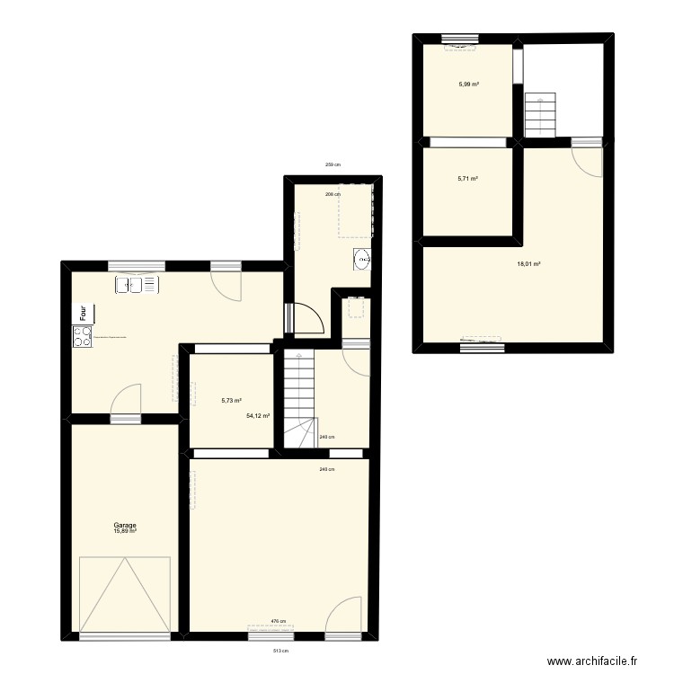 maison de cuesmes. Plan de 0 pièce et 0 m2