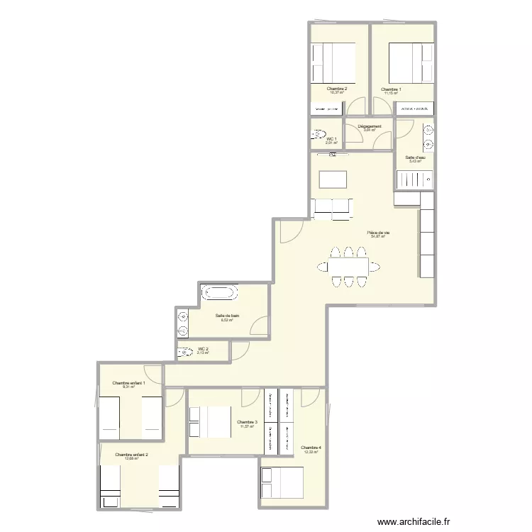 BLONVILLE 204-203 V2. Plan de 