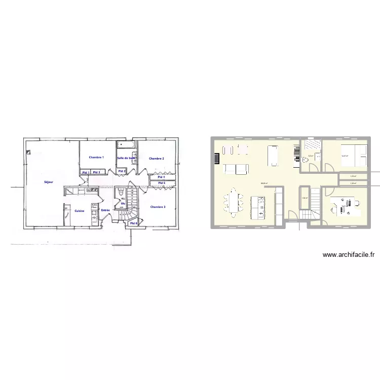 25 Lombards. Plan de 7  et 108 m²