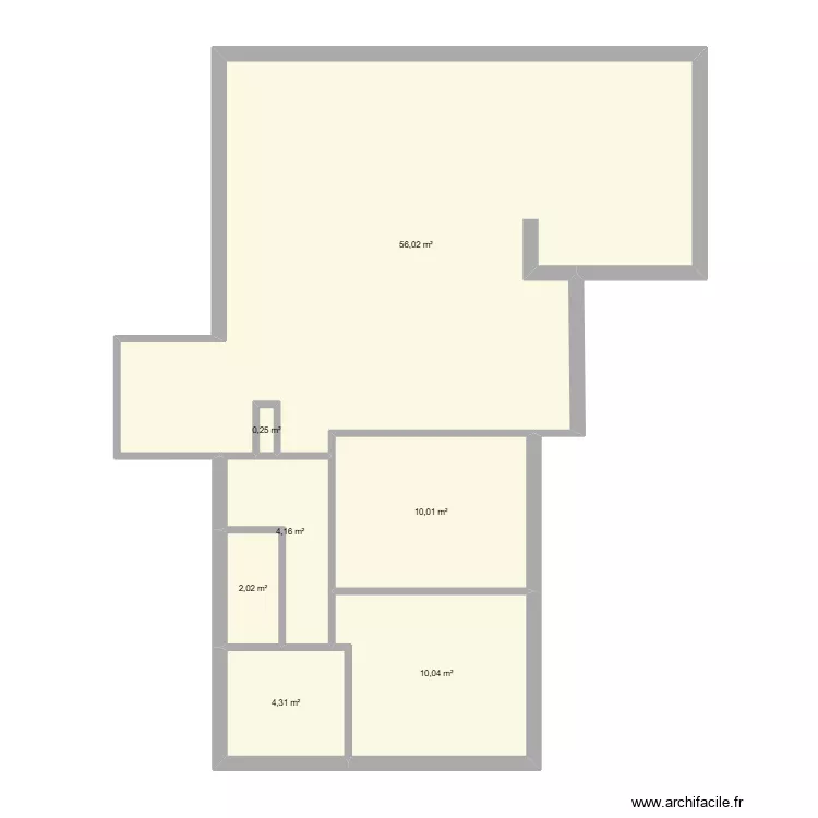 KURTZENHOUSE 2. Plan de 7  et 87 m²