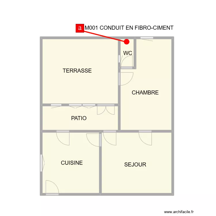 PLAN ETAGE 01 APPART 02 CONGENIE AM. Plan de 