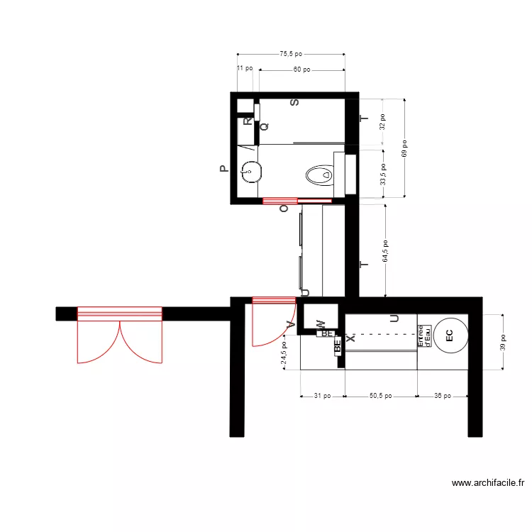 St-Pierre Finition sdb. Plan de 