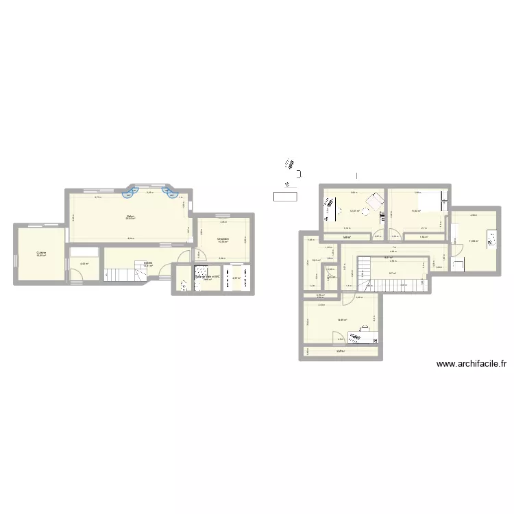 Elliant - &Eacute;tage B. Plan de 