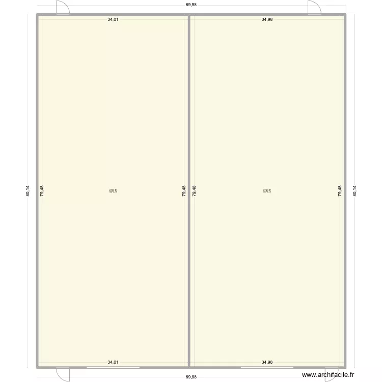 Large PR Main. Plan de 