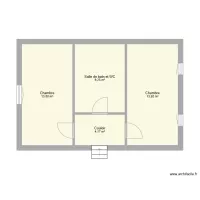 Chambres (suite) côté gîte