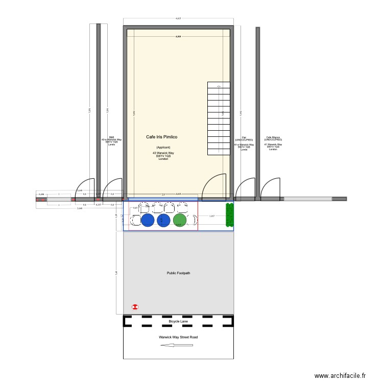 Iris1-1. Plan de 1 pièce et 30 m2