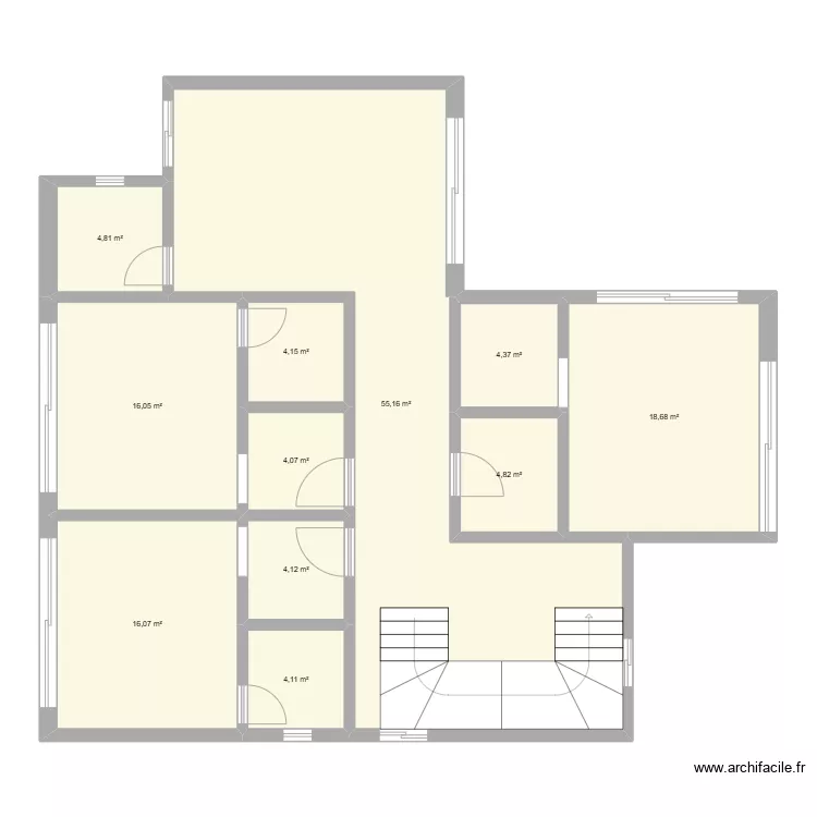 villa adona 1er etage. Plan de 