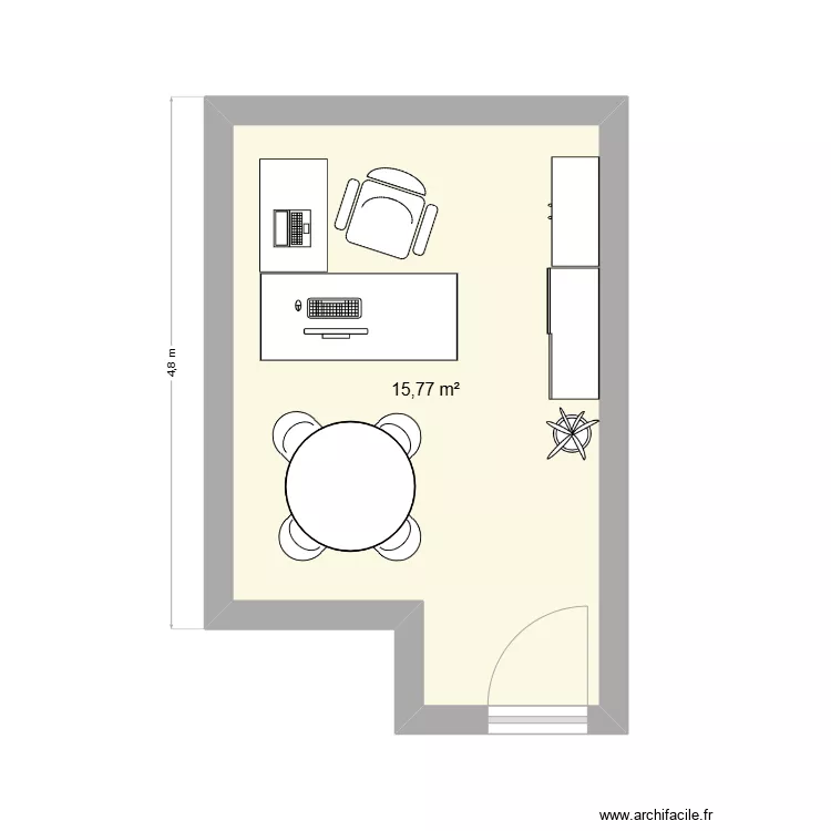 Bureau M. Plan de Bureau M. Plan de
