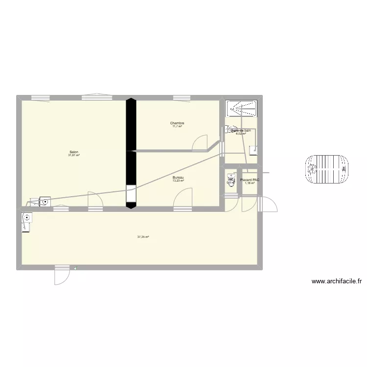 Projet Maison EVAC. Plan de 