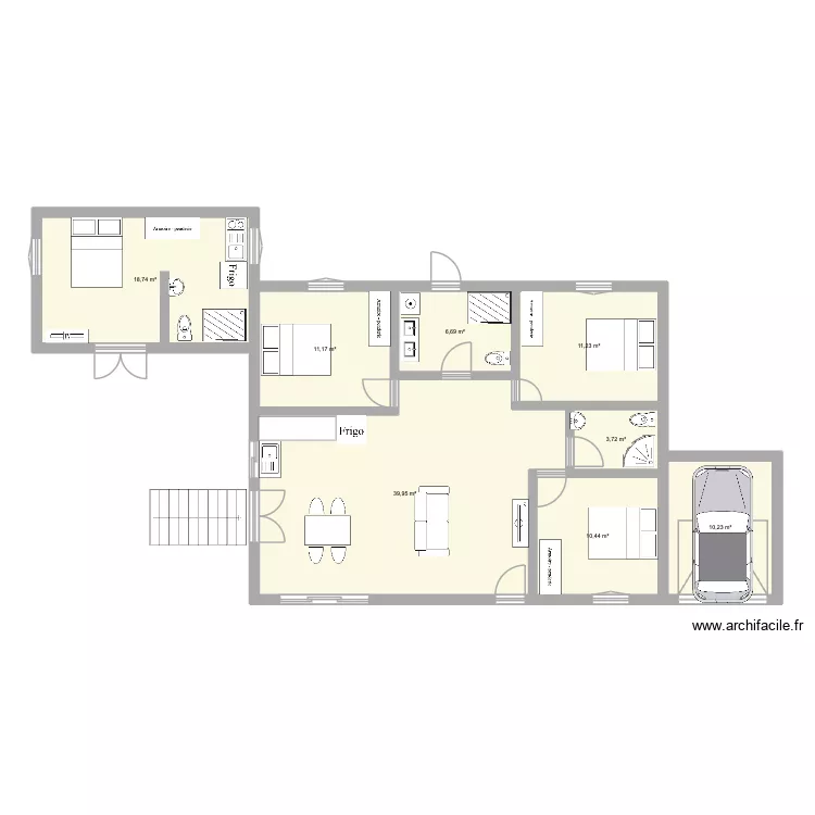 MVe. Plan de 8 et 112 m² MVe. Plan de 8 et 112 m²