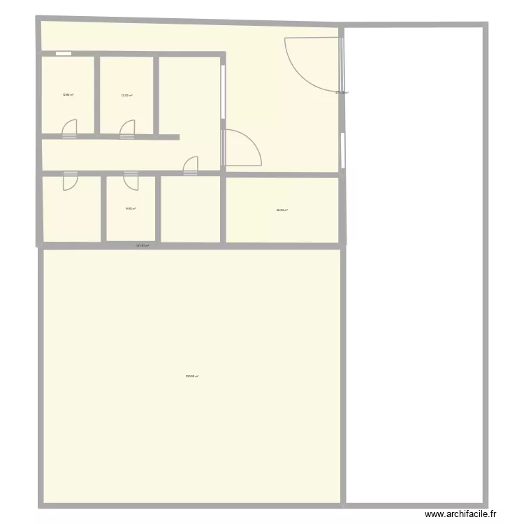 house. Plan de 7 pièces et 293 m²