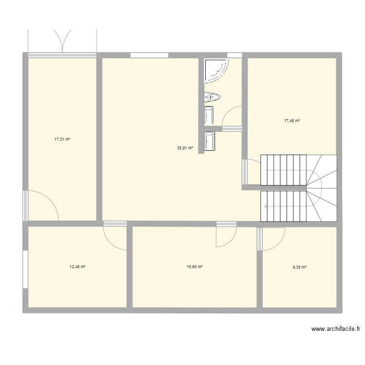 plan chez moi. Plan de 0 pièce et 0 m2
