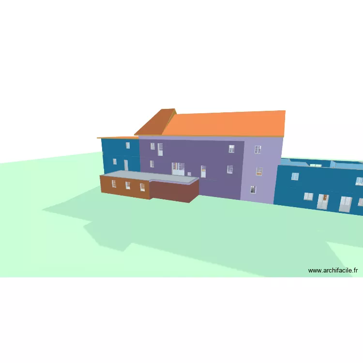 Moulin dupli. Plan de 36  et 1351 m²