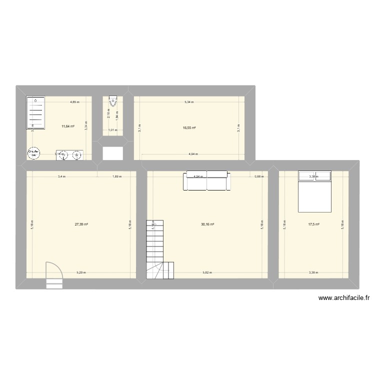 Oisilly. Plan de 0 pièce et 0 m2