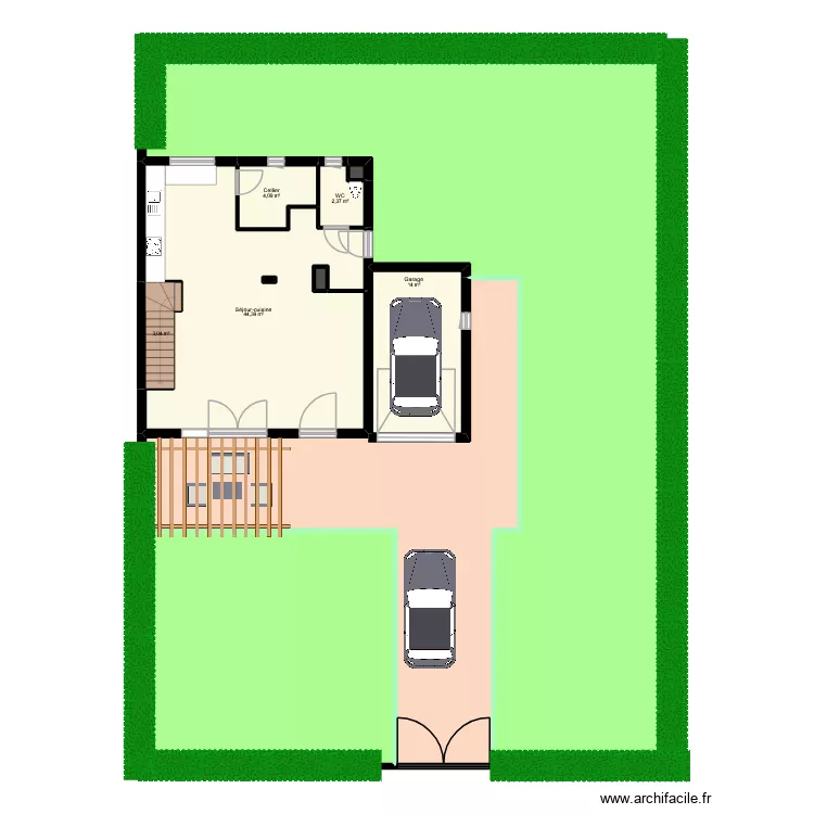 EL BARIAKI villa 4 conf grans sejour T4. Plan de 19  et 397 m²